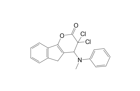 3,3-Dichloro-3,5-dihydro-4-(methylphenylamino)indeno[1,2-B]pyran-2-one