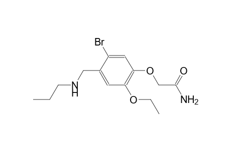 2-{5-bromo-2-ethoxy-4-[(propylamino)methyl]phenoxy}acetamide