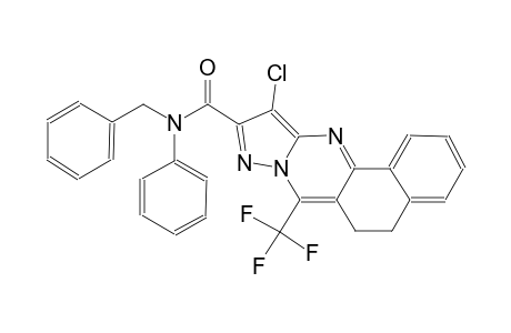 N-benzyl-11-chloro-N-phenyl-7-(trifluoromethyl)-5,6-dihydrobenzo[h]pyrazolo[5,1-b]quinazoline-10-carboxamide