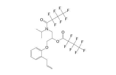 Alprenolol, N,o-di(heptafluorobutyryl)-