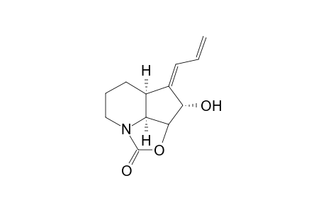 6-(Prop-2'-enylidene)-7-hydroxy-9-oxa-1-azatricyclo[6.2.1.0(5,11)]undecan-10-one