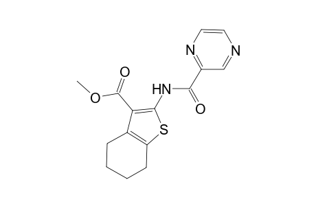 Methyl 2-[(2-pyrazinylcarbonyl)amino]-4,5,6,7-tetrahydro-1-benzothiophene-3-carboxylate