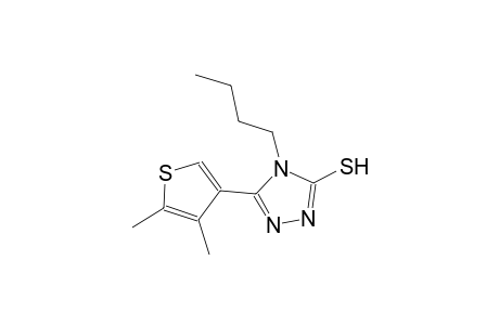 4-butyl-5-(4,5-dimethyl-3-thienyl)-4H-1,2,4-triazole-3-thiol