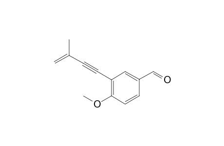 4-Methoxy-3-(3-methylbut-3-en-1-ynyl)benzaldehyde