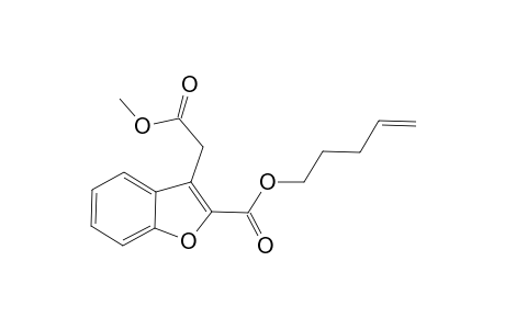 3-(2-Keto-2-methoxy-ethyl)coumarilic acid pent-4-enyl ester