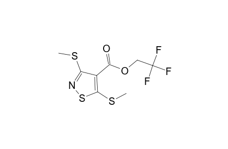 4-isothiazolecarboxylic acid, 3,5-bis(methylthio)-, 2,2,2-trifluoroethyl ester