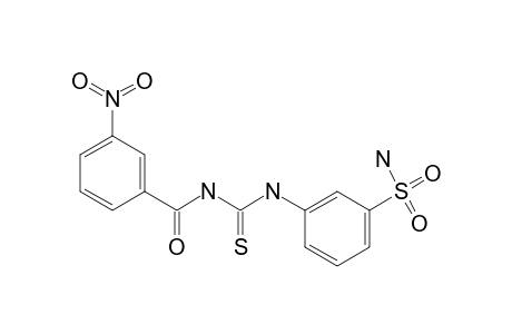 1-(3-Nitrobenzoyl)-3-(3-aminosulfonylphenyl)thiourea