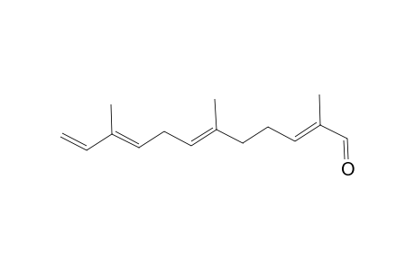 (2E,6E,9E)-2,6,10-Trimethyl-2,6,9,11-dodecatetraenal