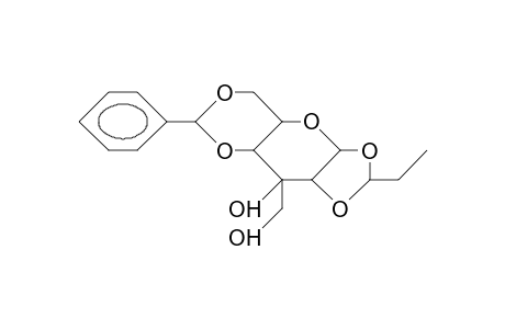 4,6-O-Benzylidene-3-C-hydroxymethyl-1,2-O-propylidene.alpha.-D-allopyranose