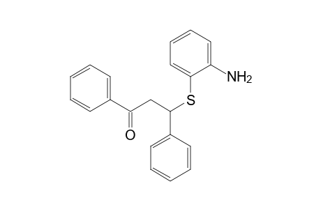 3-[(o-aminophenyl)thio]-3-phenylpropiophenone