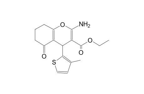 ethyl 2-amino-4-(3-methyl-2-thienyl)-5-oxo-5,6,7,8-tetrahydro-4H-chromene-3-carboxylate