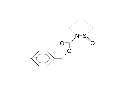 (1a,3b,6B)-3,6-Dihydro-3,6-dimethyl-2H-1,2-thiazine-2-carboxylic acid, benzyl ester 1-oxide