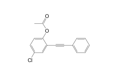 p-Chloro-o-(phenylethynyl)phenyl acetate