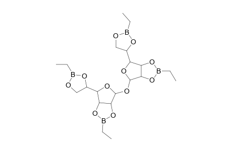 O-(2',3',:5',6'-DI-O-ETHYLBORANDIYL-D-MANNOFURANOSYL)-(1-1)-2,3:5,6-DI-O-ETHYLBORANDIYL-D-MANNOFURANOSID [(D)-MANNO-MANNO]