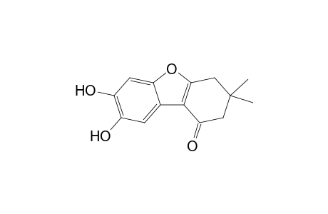 1(2H)-Dibenzofuranone, 3,4-dihydro-7,8-dihydroxy-3,3-dimethyl-