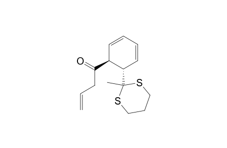 3-Buten-1-one, 1-[6-(2-methyl-1,3-dithian-2-yl)-2,4-cyclohexadien-1-yl]-, trans-