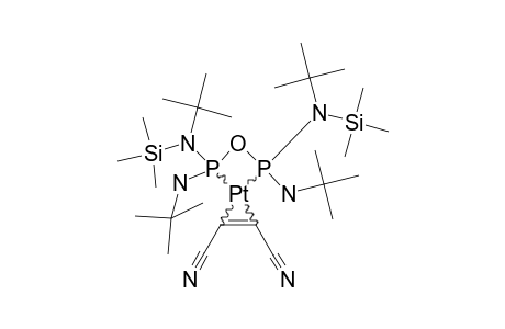 (FUMARODINITRIL)-[N,N',N'',N'''-TETRA-TERT.-BUTYL-N,N''-BIS-(TRIMETHYLSILYL)-TETRAMIDODIPHOSPHITE]-PLATIN,ISOMER-#3