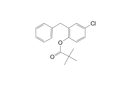 Clorofene, trimethylacetate