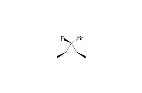1-FLUORO-1-BROMO-CIS-2,3-DIMETHYLCYCLOPROPANE;(E-ISOMER)