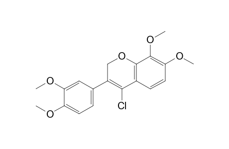 4-Chloro-7,8,3',4'-tetramethoxyisoflav-3-ene