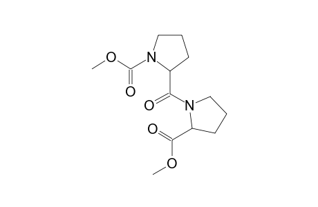 D-Prolyl-D-proline, N-methoxycarbonyl-, methyl ester