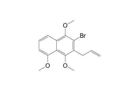 2-Bromanyl-1,4,5-trimethoxy-3-prop-2-enyl-naphthalene