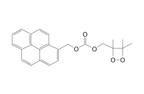 Carbonic acid, (1-pyrenyl)methyl (3,4,4-trimethyl-1,2-dioxetan-3-yl)methyl ester