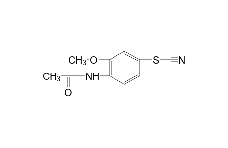 thiocyanic acid, 4-acetamido-3-methoxyphenyl ester