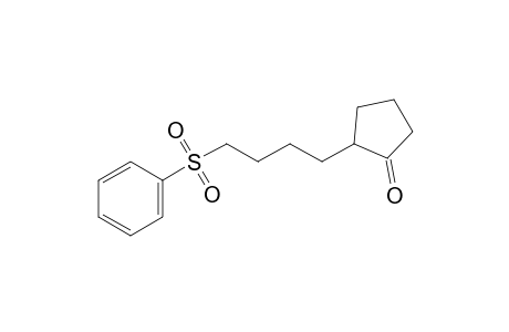 2-[4'-(phenylsulfonyl)butyl]cyclopentanone