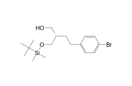 (S)-(-)-4-bromo-.beta.-[[[(1,1-dimethylethyl)dimethylsilyl]oxy]methyl]benzenebutanol