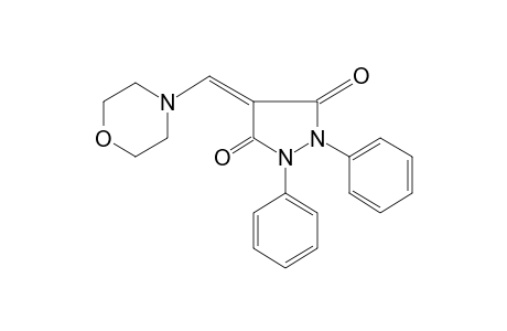 1,2-diphenyl-4-morpholinomethyene-3,5-pyrazolidinedione