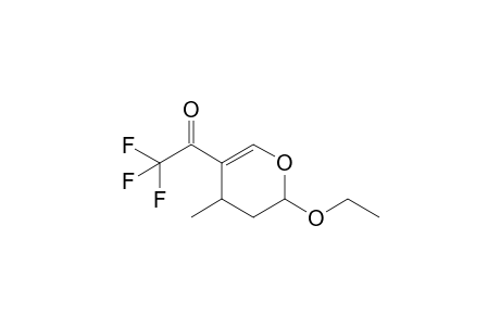 2-Ethoxy-4-methyl-5-trifluoroacetyl-3,4-dihydro-2H-pyran