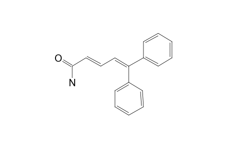 5,5-Diphenylpenta-2,4-dienoic acid amide