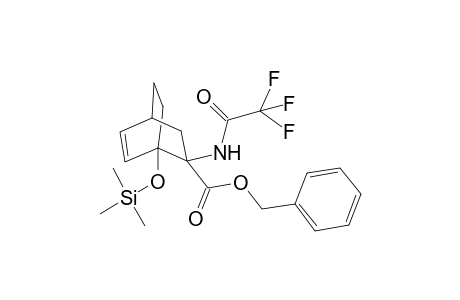 benzyl (1RS,2SR,4SR)-2-trifluoroacetylamino-1-trimethylsilyloxybicyclo[2.2.2]oct-5-ene-2-carboxylate