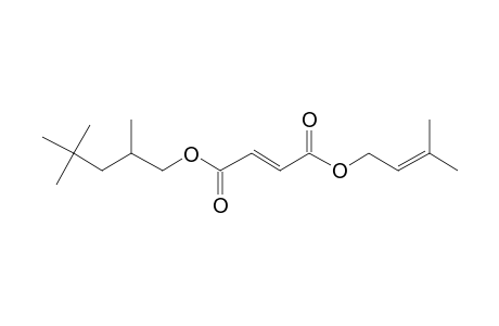 Fumaric acid, 2,4,4-trimethylpentyl 3-methylbut-2-en-1-yl ester