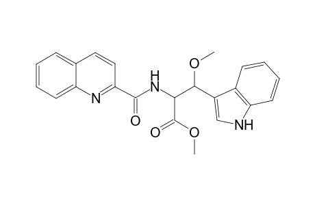 N-[2-(Indol-3-yl)-1-methoxycarbonylethyl]-8-methoxy-2-quinadic acid amide