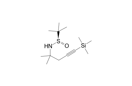 (RS)-N-(tert-Butylsulfinyl)-2-methyl-5-(trimethylsilyl)pent-4-yn-2-amine