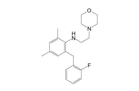 2-(2-Fluorobenzyl)-4,6-dimethyl-N-(2-morpholinoethyl)aniline