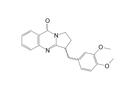 2,3-dihydro-3-veratrylidenepyrrolo[2,1-b]quinazolin-9(1H)-one