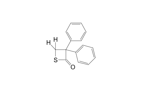 PROPIONIC ACID, 2,2-DIPHENYL-3- MERCAPTO-, B-/THIO LACTONE/