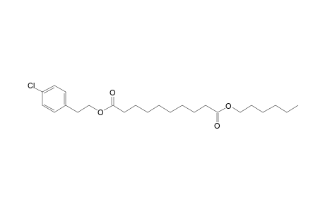 Sebacic acid, 4-chlorophenethyl hexyl ester