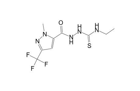 N-ethyl-2-{[1-methyl-3-(trifluoromethyl)-1H-pyrazol-5-yl]carbonyl}hydrazinecarbothioamide