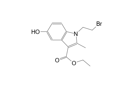 ethyl 1-(2-bromoethyl)-5-hydroxy-2-methyl-1H-indole-3-carboxylate