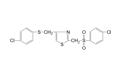 2-{[(p-chlorophenyl)sulfonyl]methyl}-4-{[(p-chlorophenyl)thio]methyl}thizole