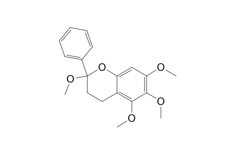 2,5,6,7-Tetramethoxyflavan