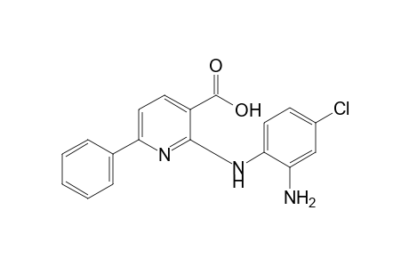 2-(2-amino-4-chloroanilino)-6-phenylnicotinic acid