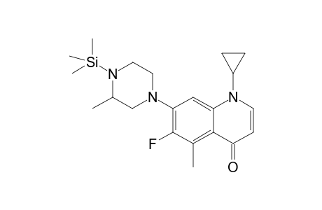 Grepafloxacin -CO2 TMS