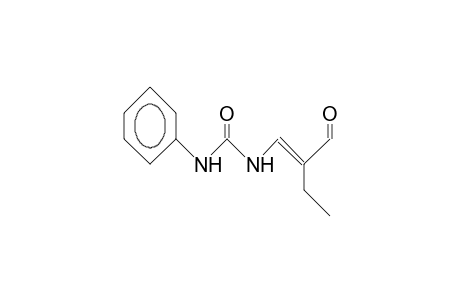 2-Ethyl-3-(3-phenylureido)-acrolein