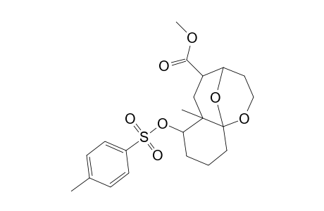 12,13-Dioxatricyclo[7.3.1.0(1,6)]tridecane-8-carboxylic acid, 6-methyl-5-{[4-methylphenyl)sulfonyl]oxy}-, methyl ester