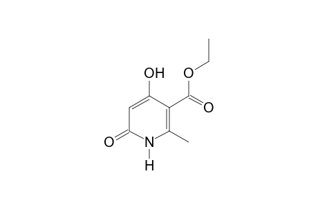 1,6-dihydro-4-hydroxy-2-methyl-6-oxonicotinic acid, ethyl ester